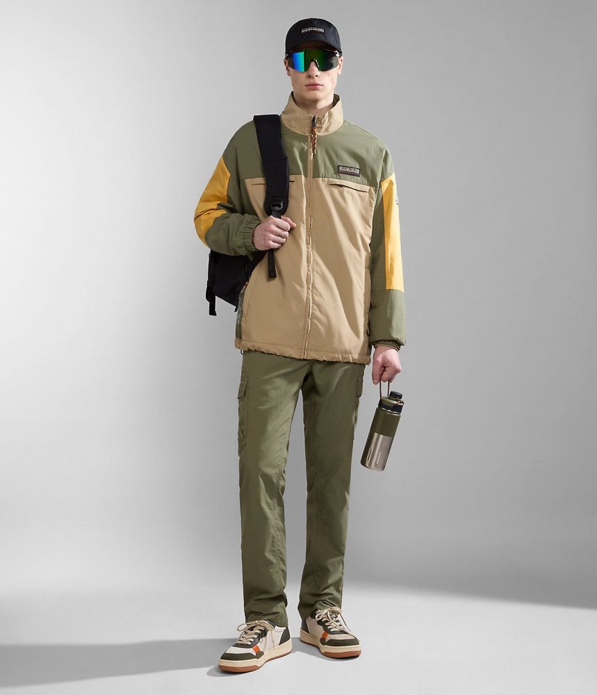 Spărgătoarea De Vânt Barbati Napapijri Boyd Short Jacket Verzi | QUH075264