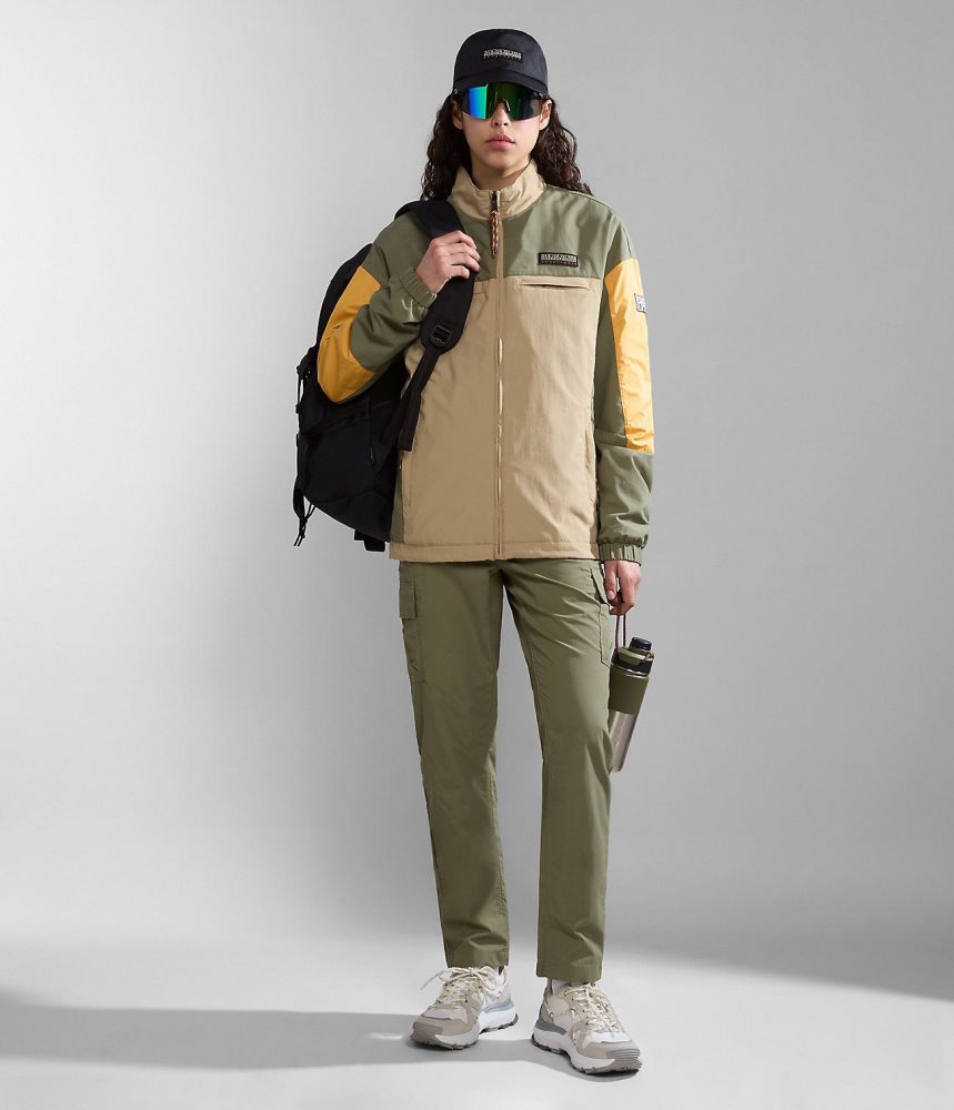 Spărgătoarea De Vânt Barbati Napapijri Boyd Short Jacket Verzi | QUH075264