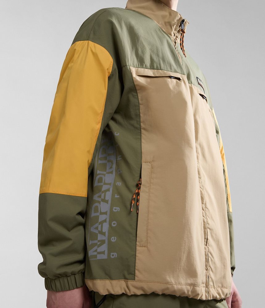 Spărgătoarea De Vânt Barbati Napapijri Boyd Short Jacket Verzi | QUH075264