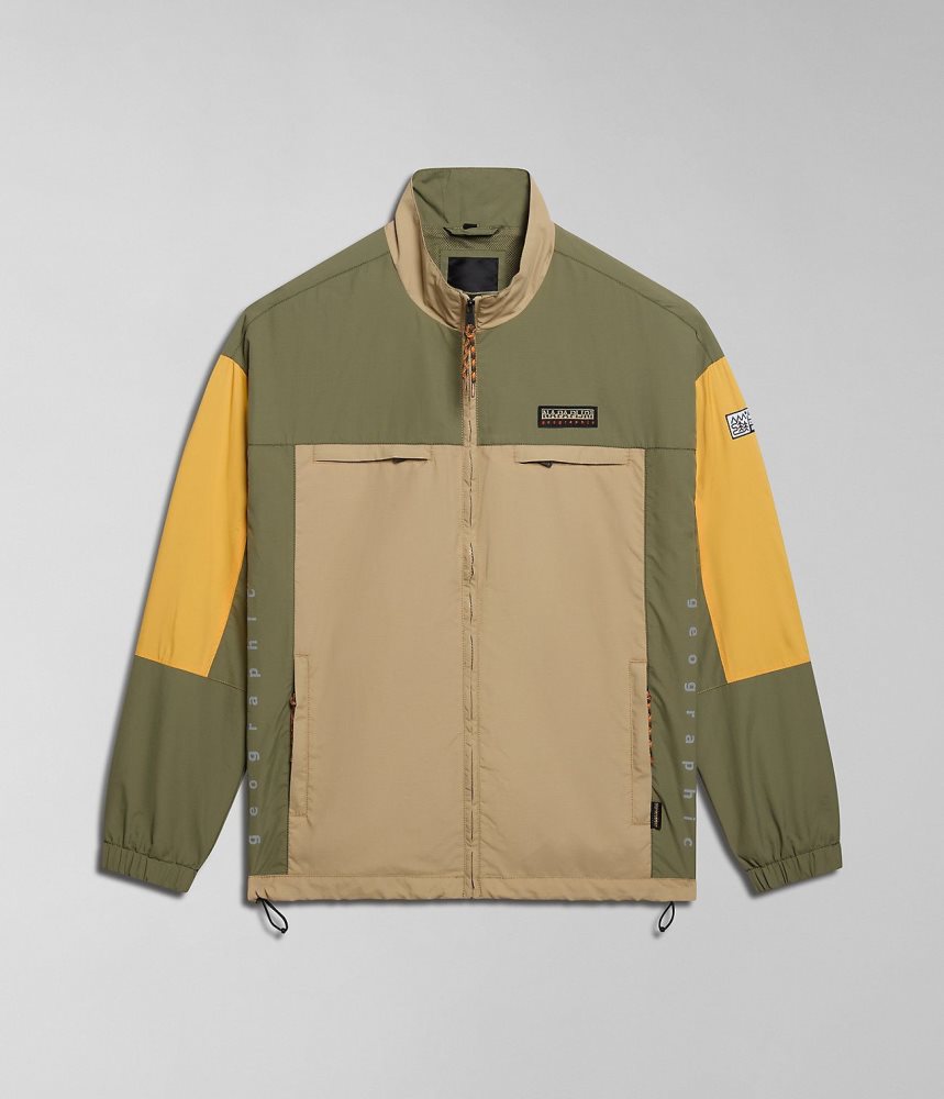 Spărgătoarea De Vânt Barbati Napapijri Boyd Short Jacket Verzi | QUH075264