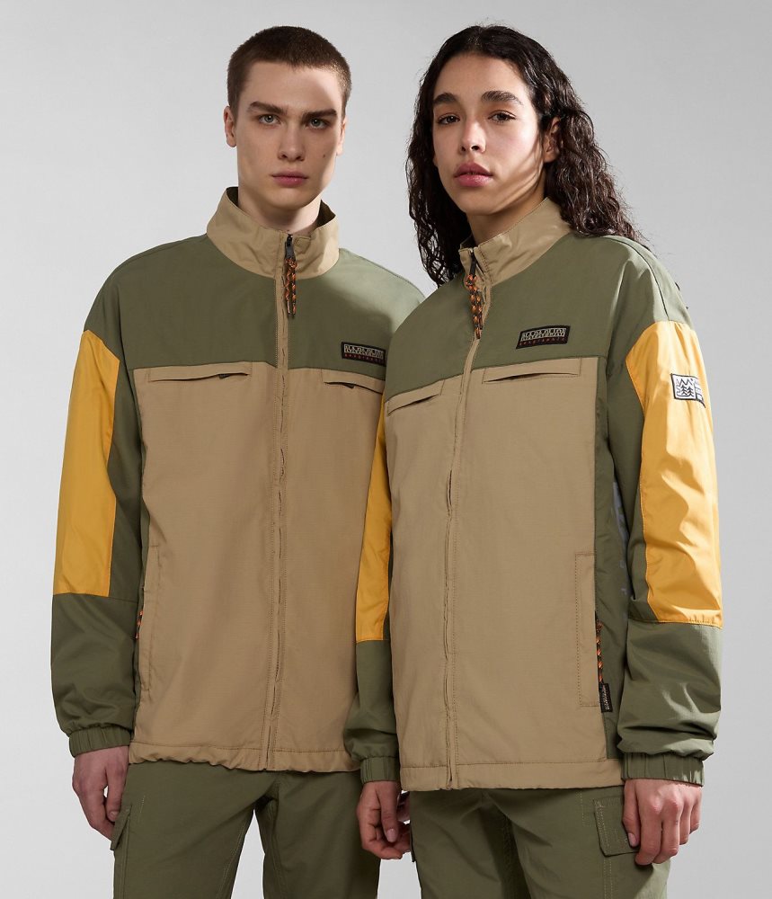 Spărgătoarea De Vânt Barbati Napapijri Boyd Short Jacket Verzi | QUH075264