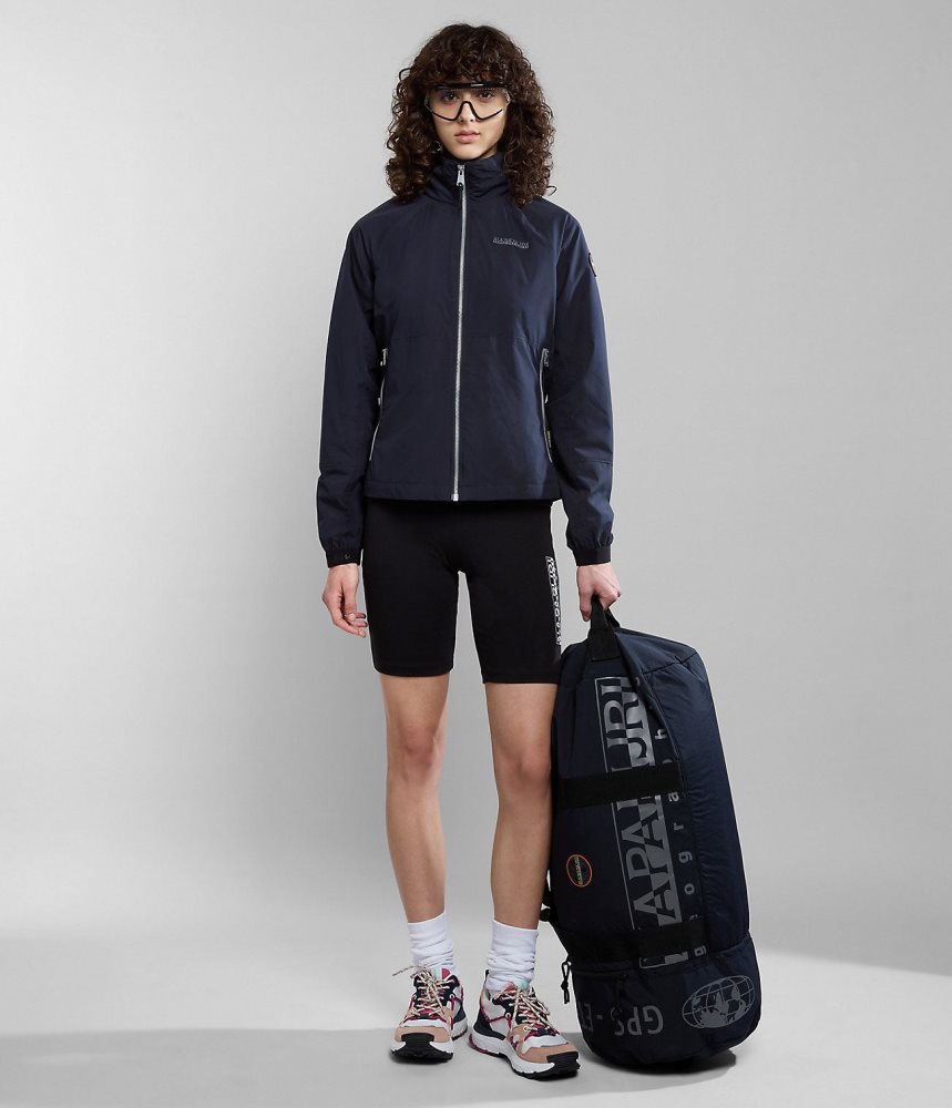 Spărgătoarea De Vânt Dama Napapijri Kendall Short Jacket Negrii | IUF367041