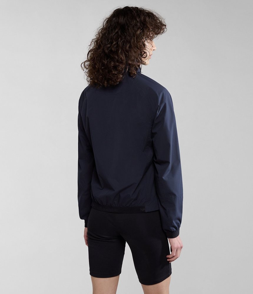 Spărgătoarea De Vânt Dama Napapijri Kendall Short Jacket Negrii | IUF367041