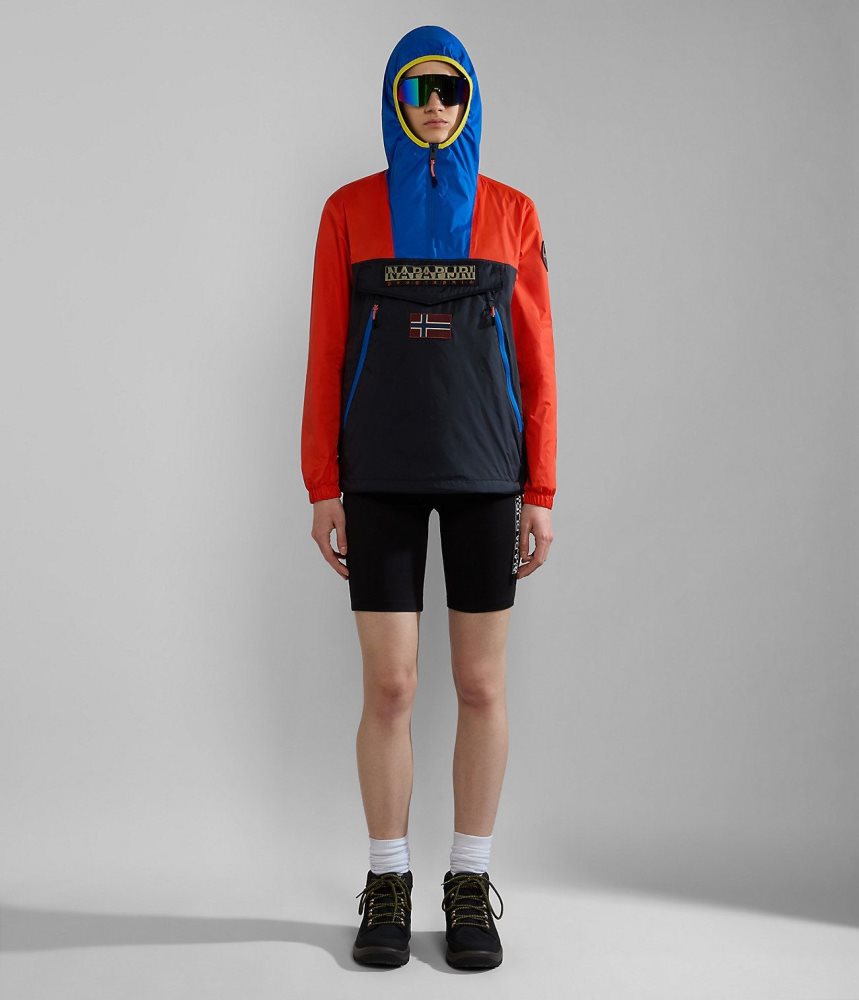 Spărgătoarea De Vânt Dama Napapijri Rainforest Ripstop Anorak Jacket - Unisex Multicolour | WGU769843