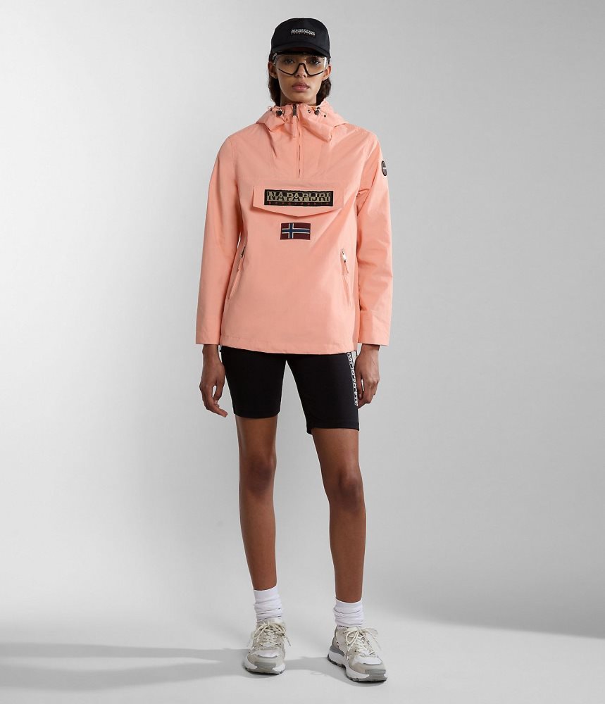 Spărgătoarea De Vânt Dama Napapijri Rainforest Pocket Summer Anorak Jacket Roz | TZX718234