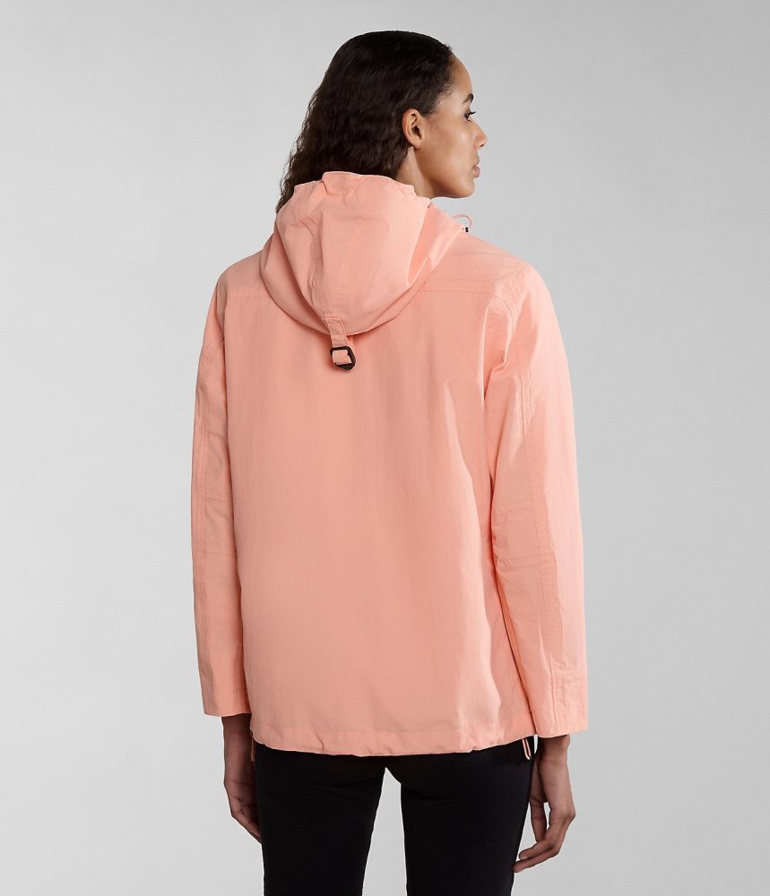 Spărgătoarea De Vânt Dama Napapijri Rainforest Pocket Summer Anorak Jacket Roz | TZX718234