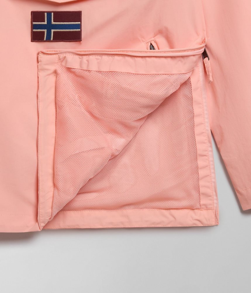 Spărgătoarea De Vânt Dama Napapijri Rainforest Pocket Summer Anorak Jacket Roz | TZX718234