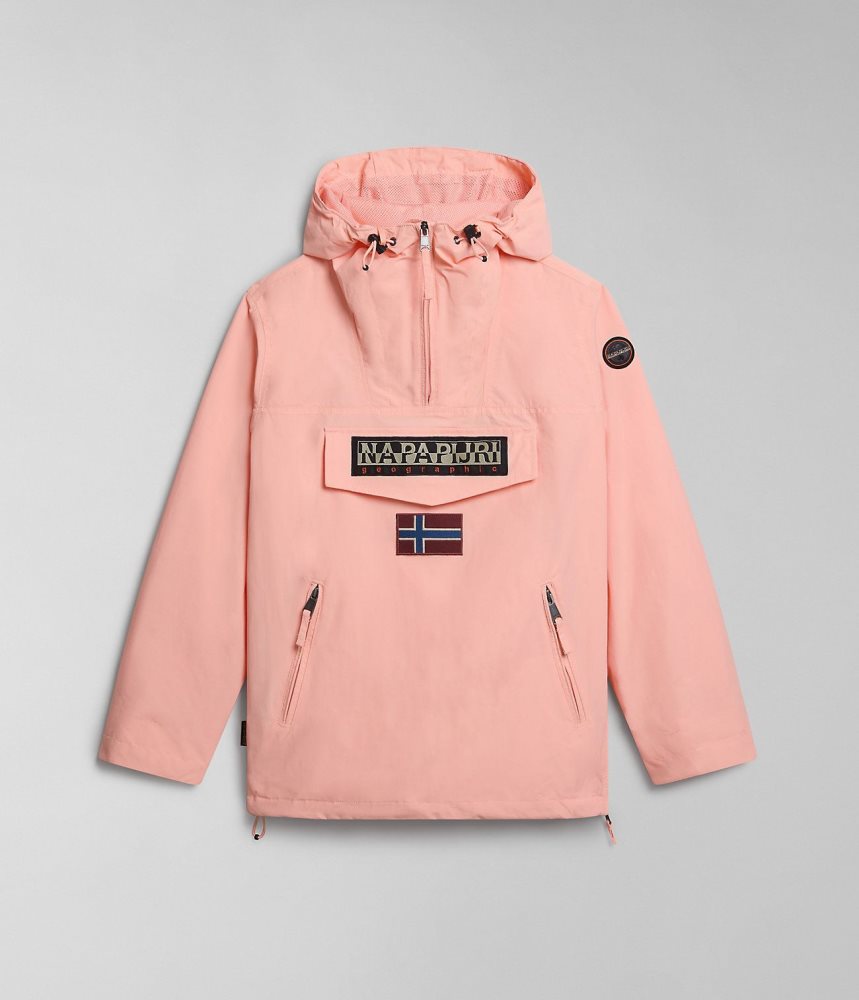 Spărgătoarea De Vânt Dama Napapijri Rainforest Pocket Summer Anorak Jacket Roz | TZX718234