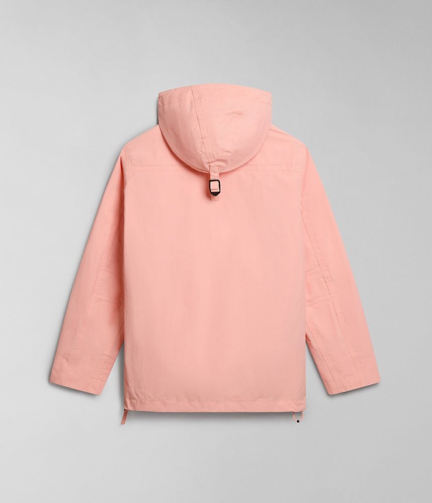 Spărgătoarea De Vânt Dama Napapijri Rainforest Pocket Summer Anorak Jacket Roz | TZX718234