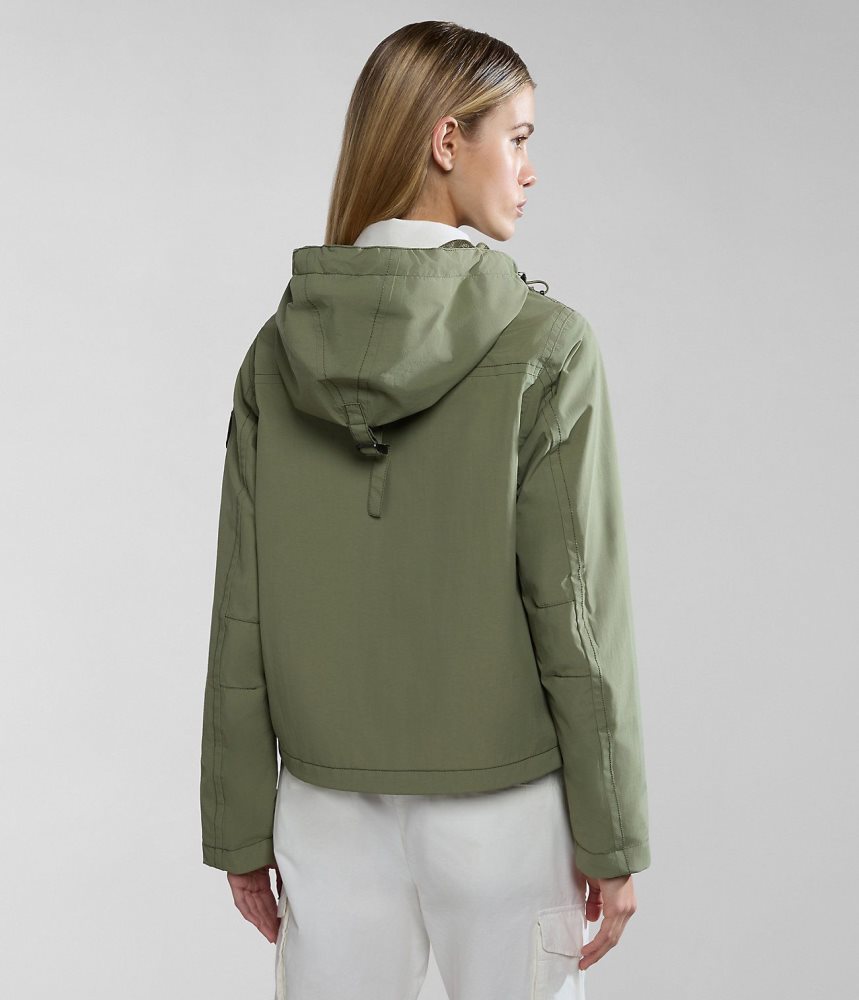 Spărgătoarea De Vânt Dama Napapijri Rainforest Open Summer Jacket Verzi | YPZ082153
