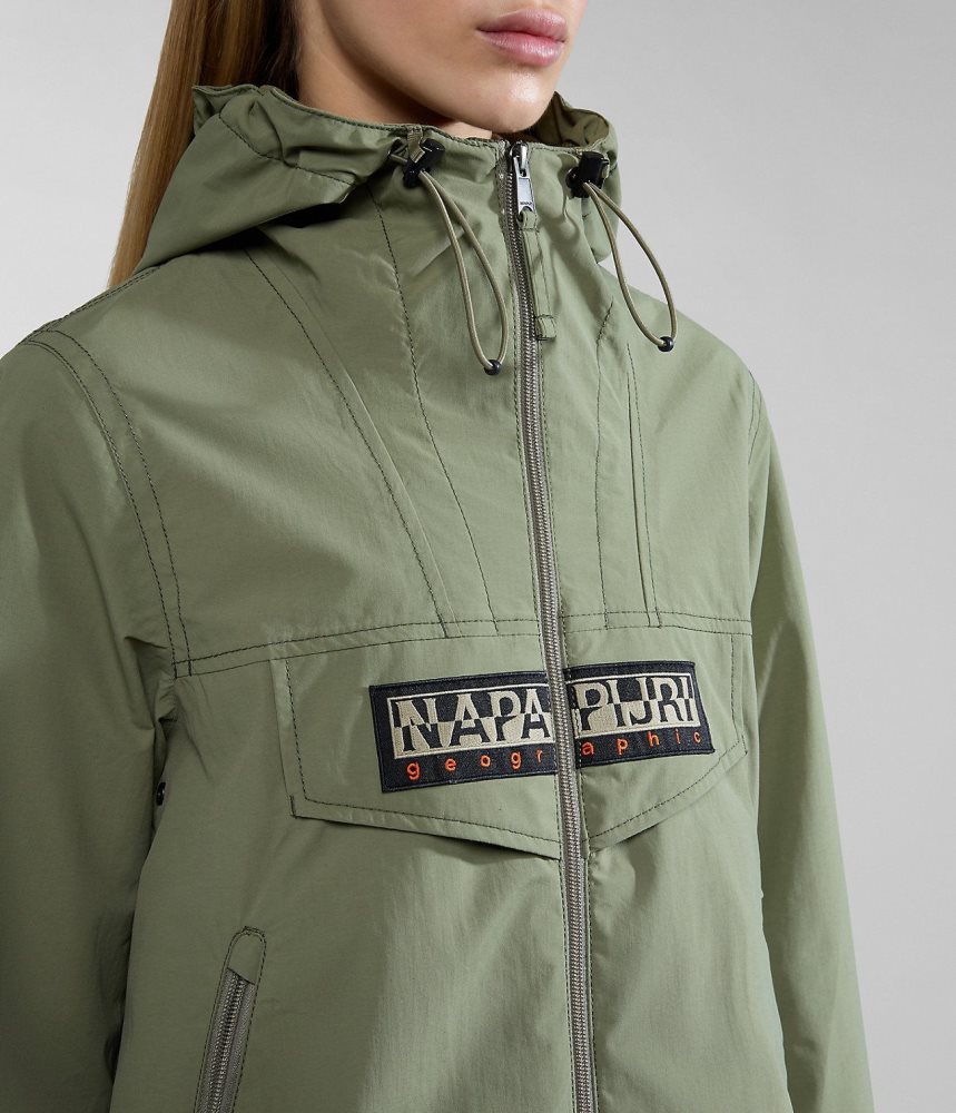 Spărgătoarea De Vânt Dama Napapijri Rainforest Open Summer Jacket Verzi | YPZ082153
