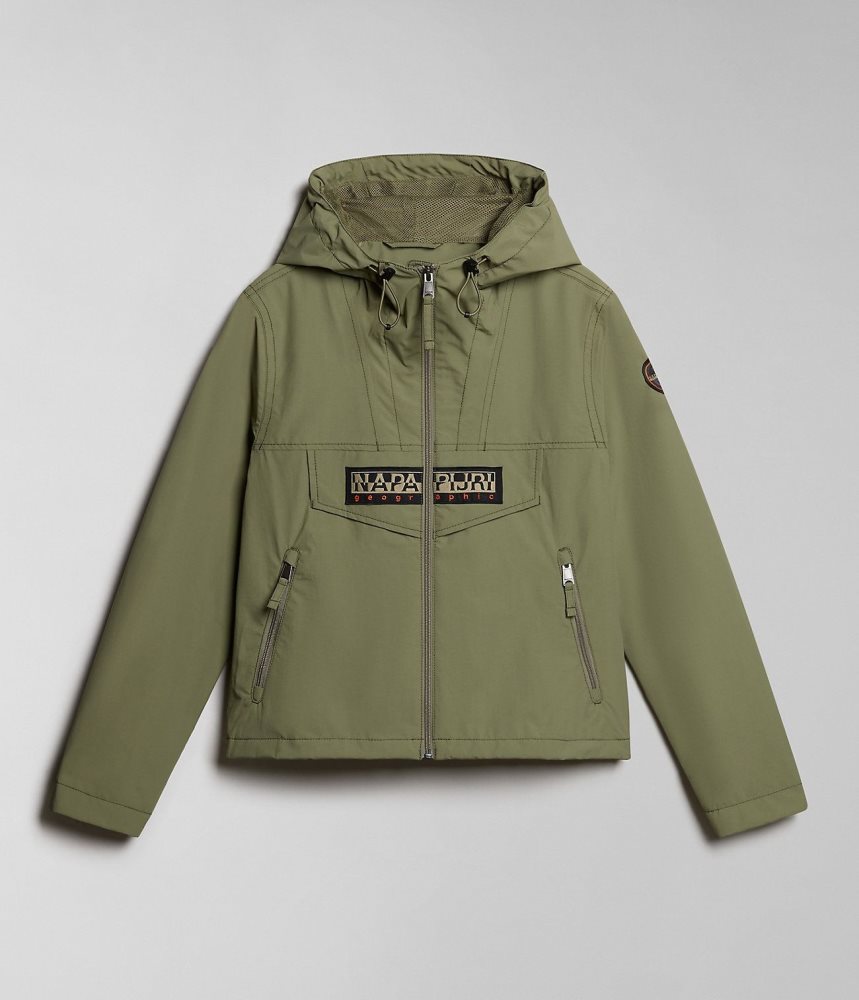 Spărgătoarea De Vânt Dama Napapijri Rainforest Open Summer Jacket Verzi | YPZ082153