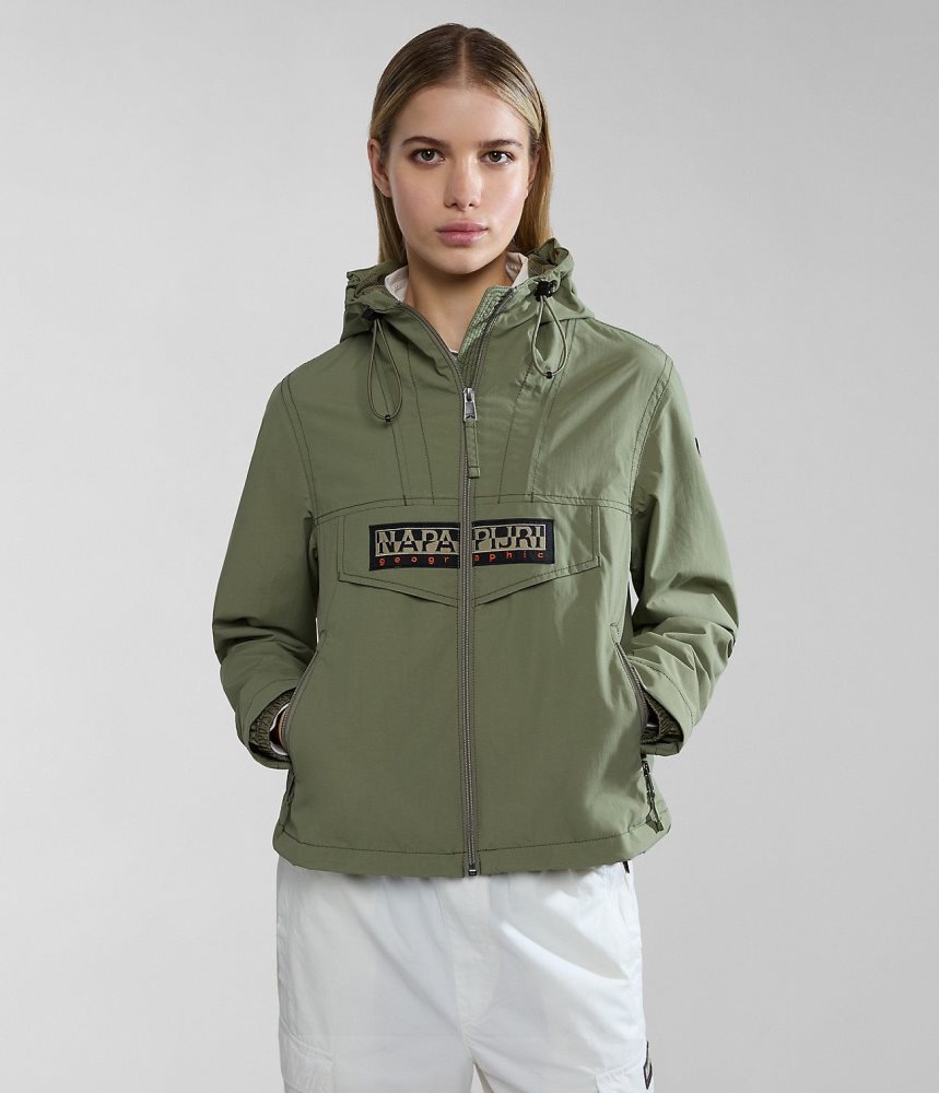Spărgătoarea De Vânt Dama Napapijri Rainforest Open Summer Jacket Verzi | YPZ082153