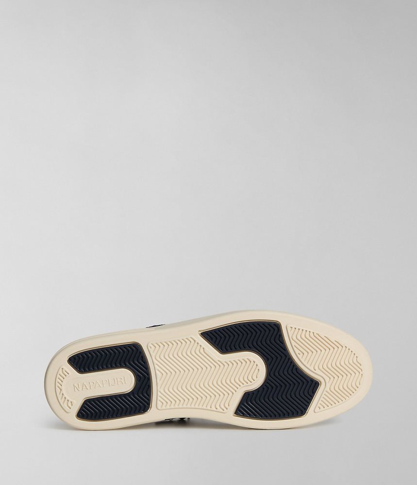 Tenisi Barbati Napapijri Bark Knit Trainers Albastri Inchis | SDU039872