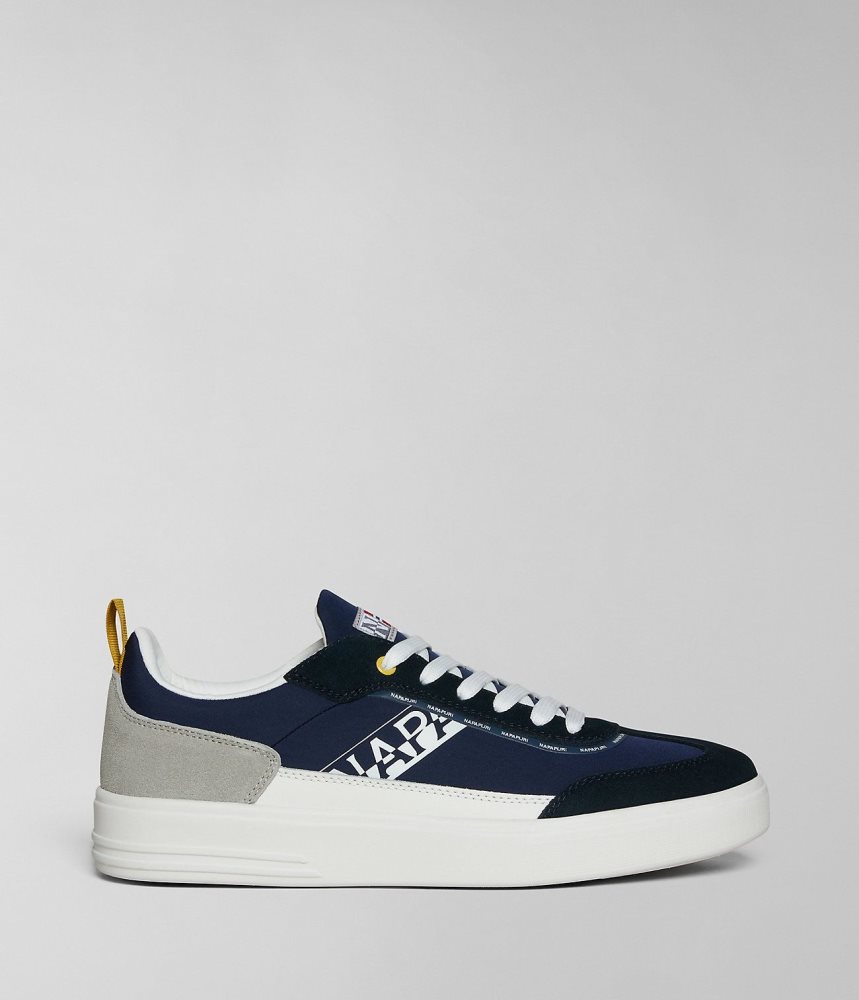 Tenisi Barbati Napapijri Bark OG Trainers Albastri Inchis | ACH260543