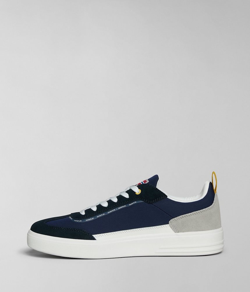 Tenisi Barbati Napapijri Bark OG Trainers Albastri Inchis | ACH260543