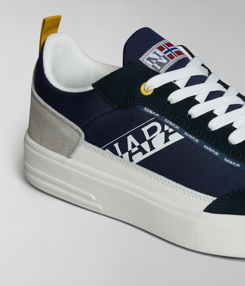 Tenisi Barbati Napapijri Bark OG Trainers Albastri Inchis | ACH260543