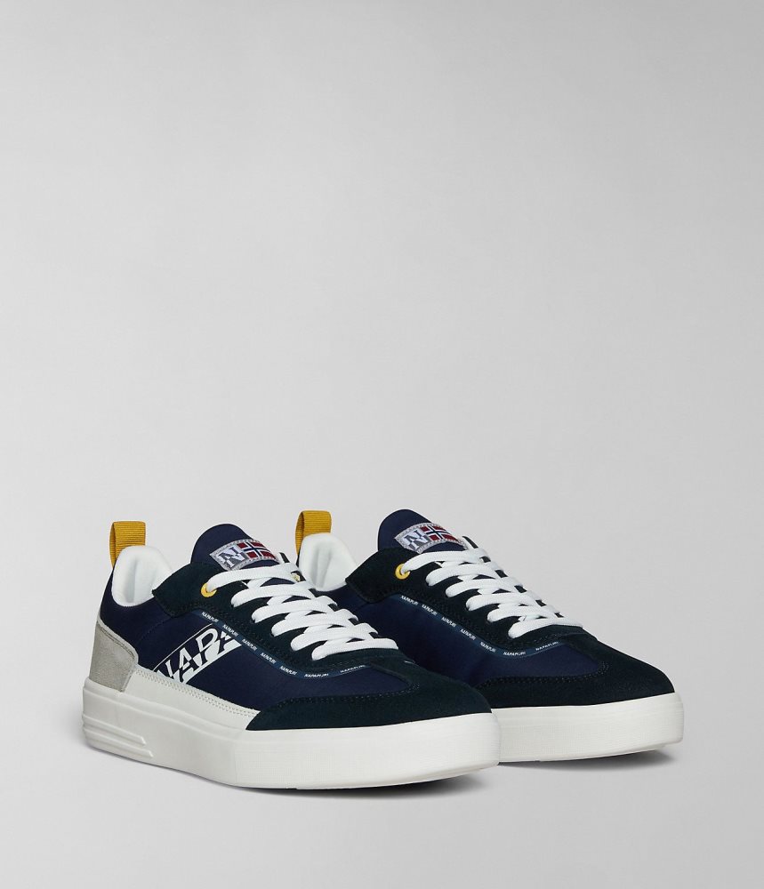 Tenisi Barbati Napapijri Bark OG Trainers Albastri Inchis | ACH260543