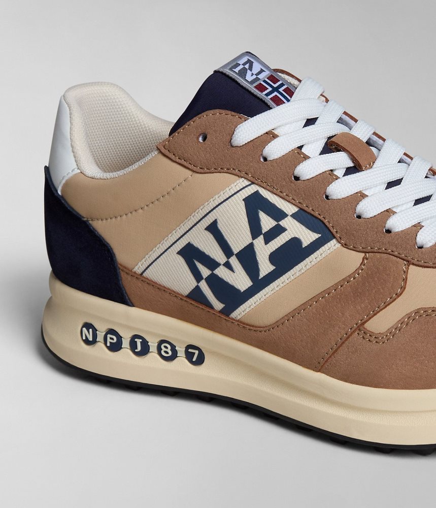 Tenisi Barbati Napapijri Slate OG Trainers Muștar | KFO075836