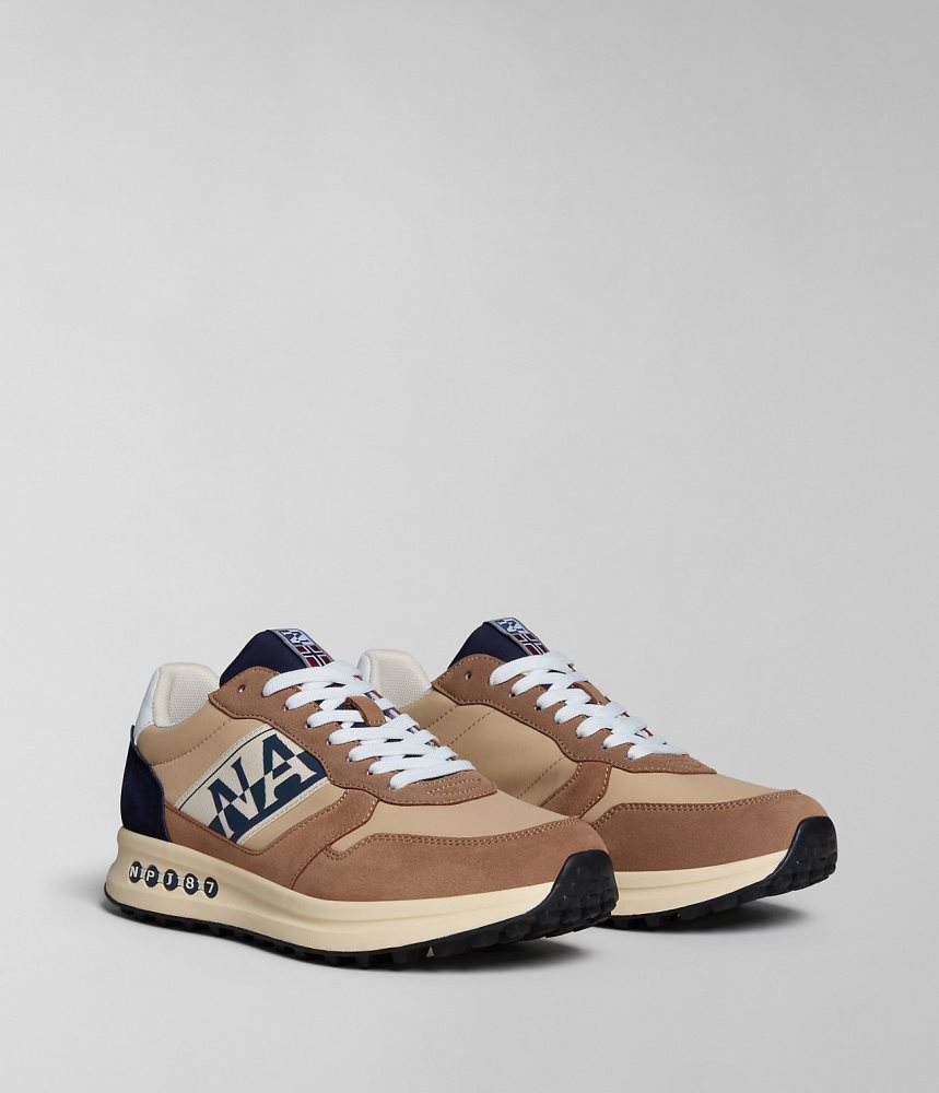 Tenisi Barbati Napapijri Slate OG Trainers Muștar | KFO075836