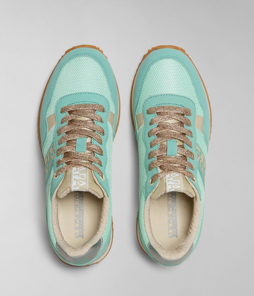 Tenisi Dama Napapijri Astra Mesh Trainers Turcoaz | ZTH629174