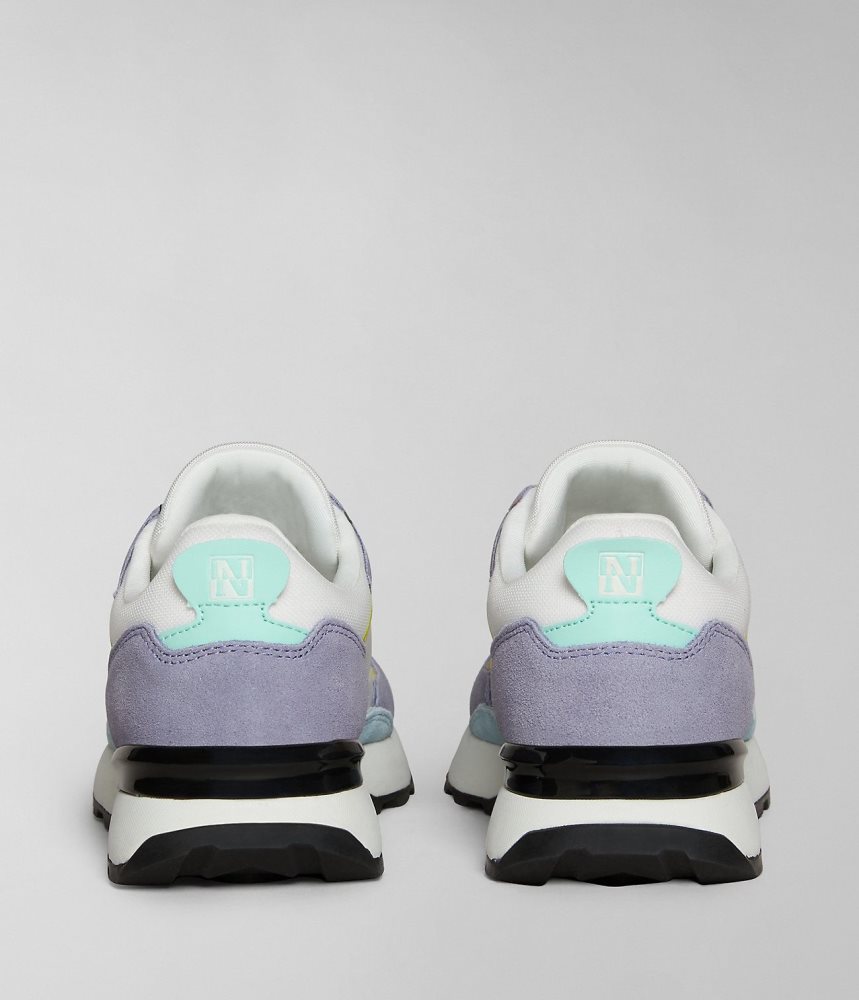 Tenisi Dama Napapijri Carley Trainers Albi Violet | VXI046521