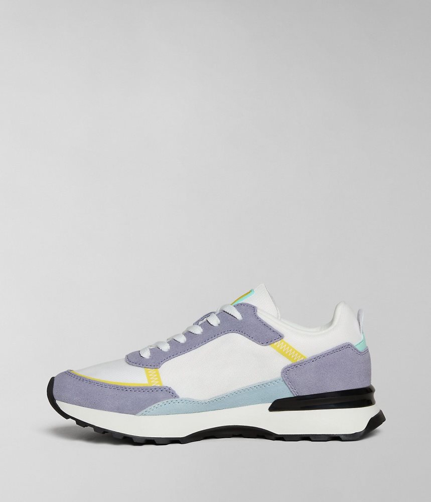 Tenisi Dama Napapijri Carley Trainers Albi Violet | VXI046521