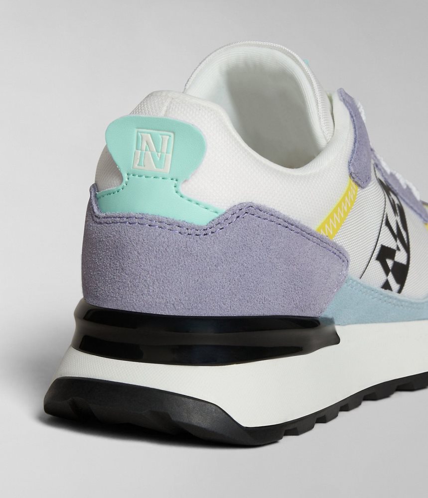 Tenisi Dama Napapijri Carley Trainers Albi Violet | VXI046521