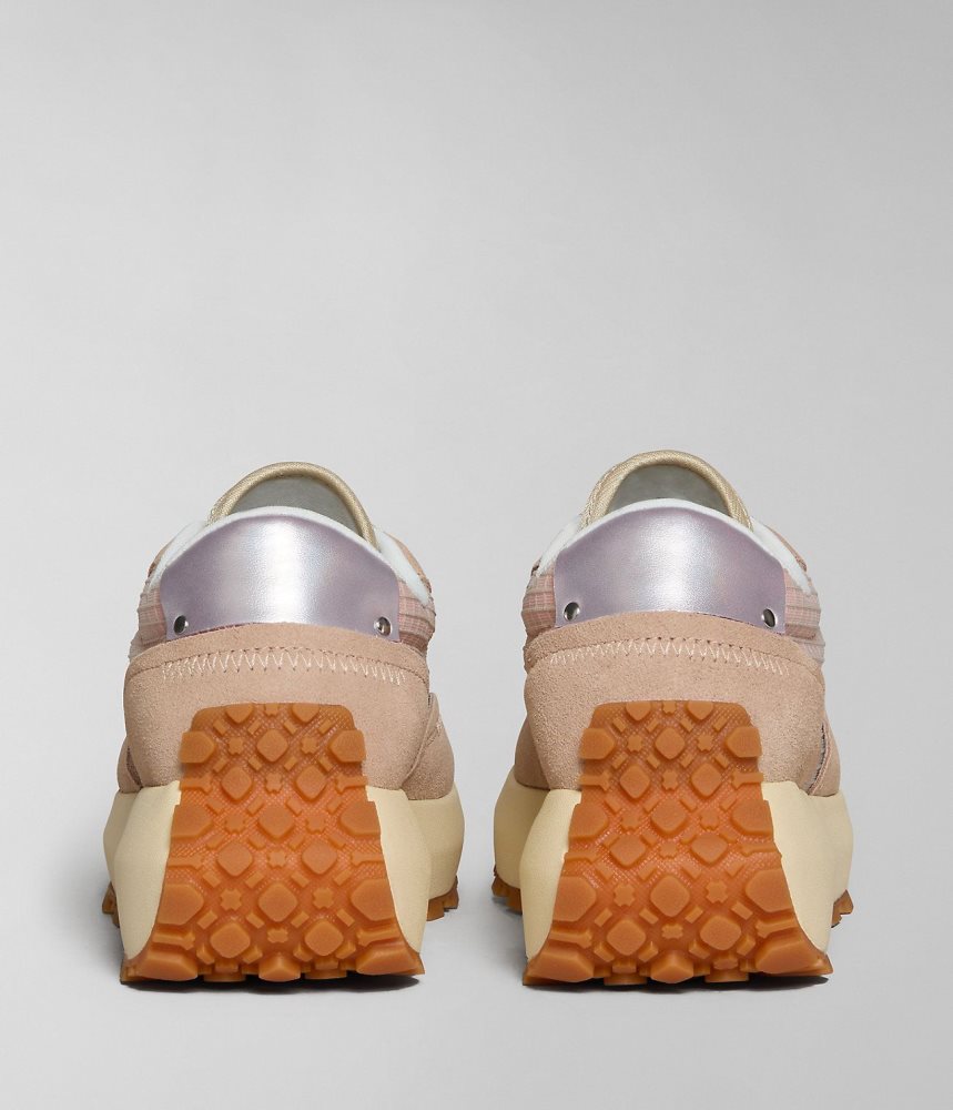 Tenisi Dama Napapijri Katrina Mesh Trainers Roz Deschis | TRD450821