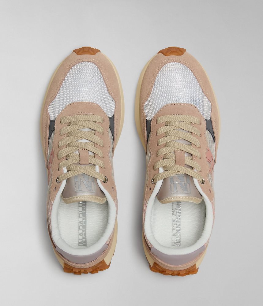 Tenisi Dama Napapijri Katrina Mesh Trainers Roz Deschis | TRD450821
