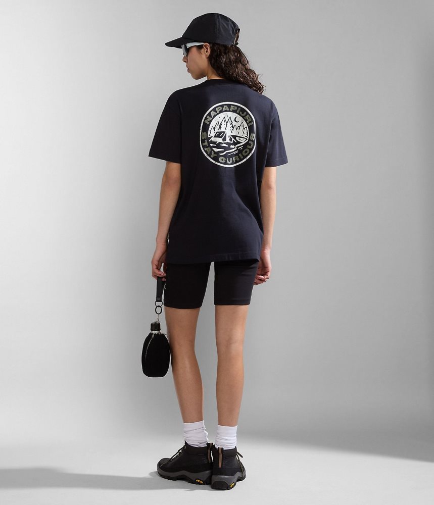 Tricouri Barbati Napapijri Kotcho Short Sleeve T-Shirt Negrii | YKD250138