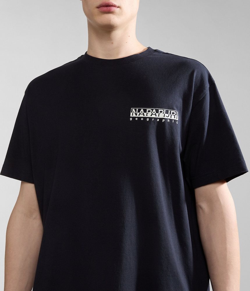 Tricouri Barbati Napapijri Kotcho Short Sleeve T-Shirt Negrii | YKD250138