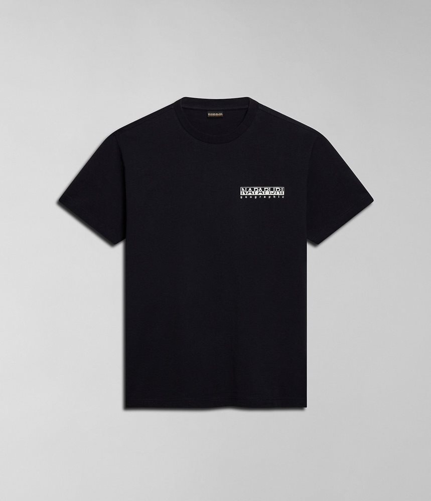 Tricouri Barbati Napapijri Kotcho Short Sleeve T-Shirt Negrii | YKD250138