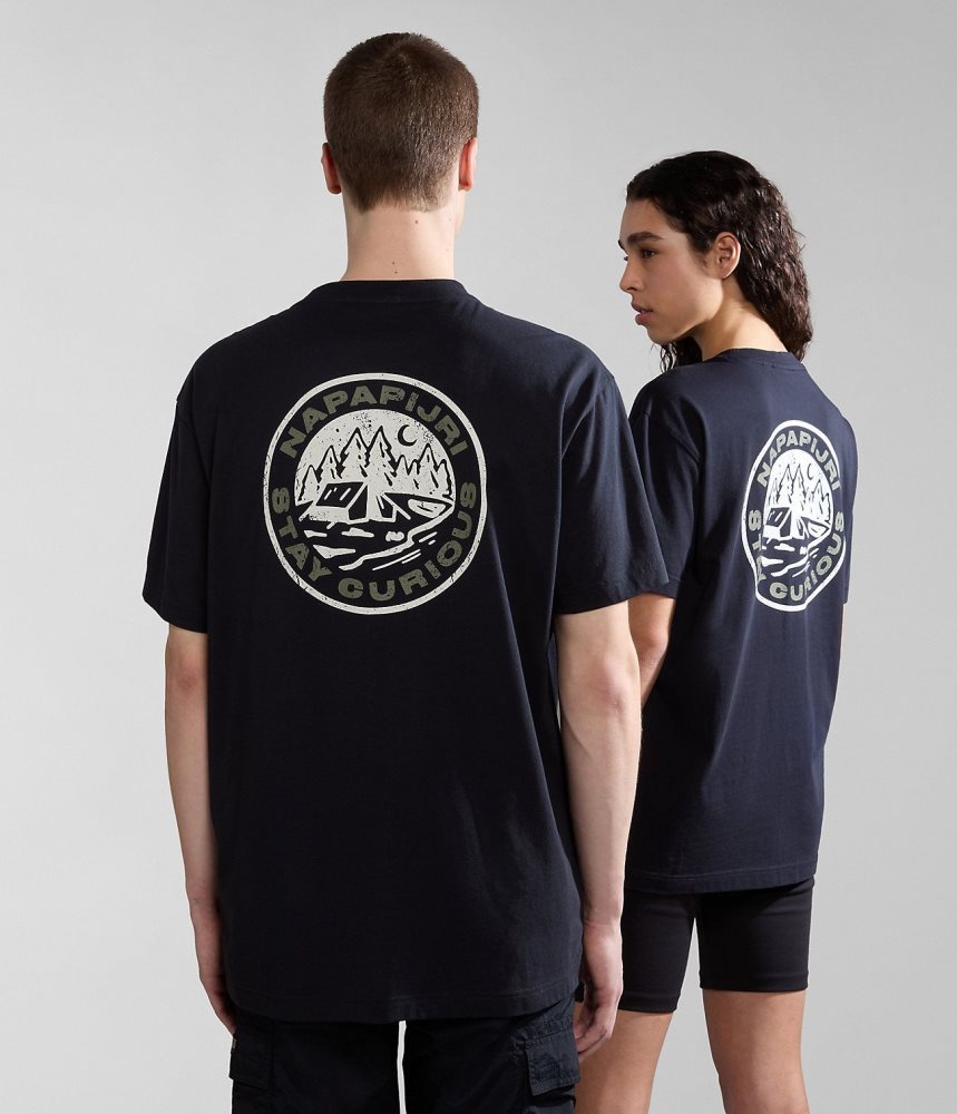 Tricouri Barbati Napapijri Kotcho Short Sleeve T-Shirt Negrii | YKD250138