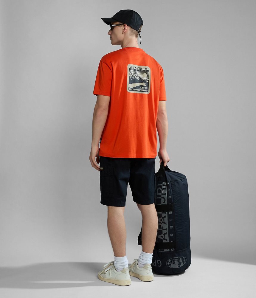 Tricouri Dama Napapijri Gouin Short Sleeve T-Shirt Portocalii | XKE960352