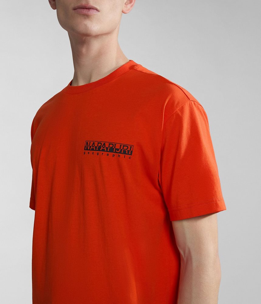 Tricouri Dama Napapijri Gouin Short Sleeve T-Shirt Portocalii | XKE960352