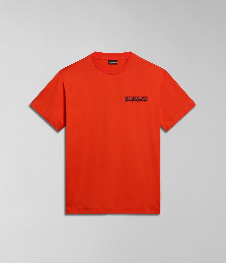 Tricouri Dama Napapijri Gouin Short Sleeve T-Shirt Portocalii | XKE960352