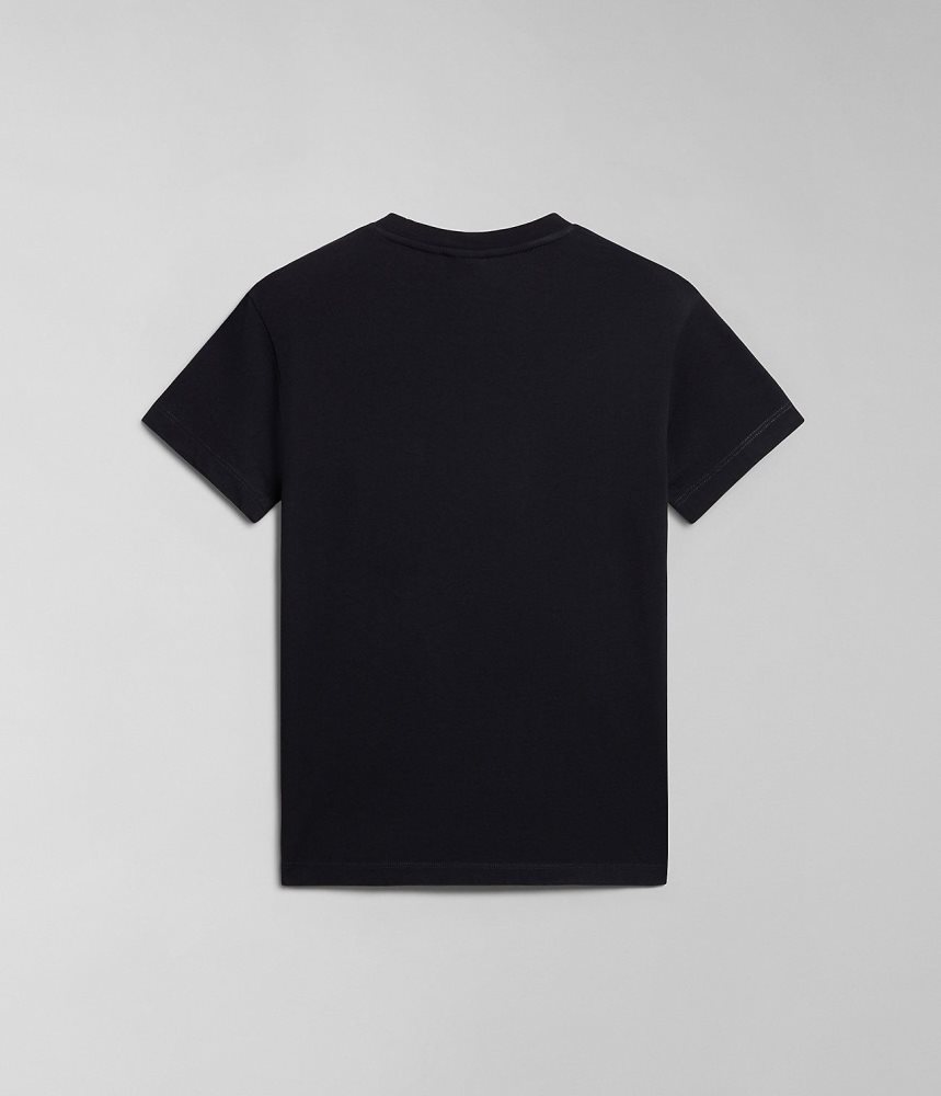 Tricouri Dama Napapijri Iaato Short Sleeve T-Shirt Negrii | ZSL082369