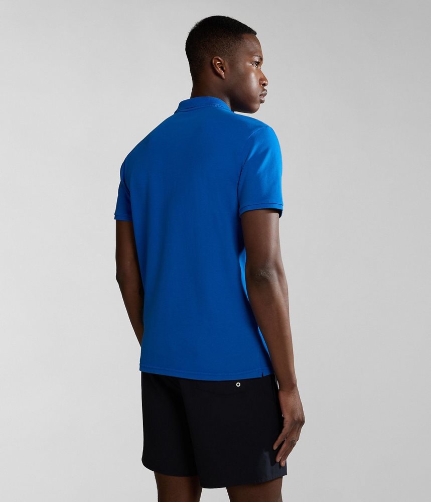 Tricouri Polo Barbati Napapijri Colville Short Sleeve Polo Shirt Albastri | VZY923167
