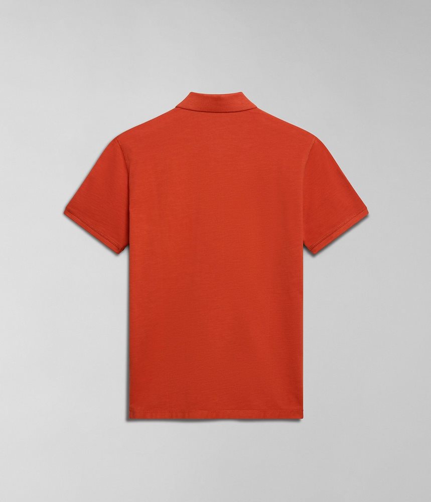 Tricouri Polo Barbati Napapijri Ebea Short Sleeve Polo Shirt Portocalii | AJE321509
