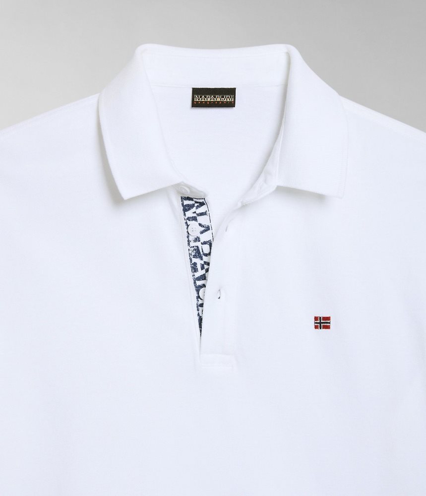 Tricouri Polo Barbati Napapijri Eolanos Short Sleeve Polo Shirt Albi | YWD138946