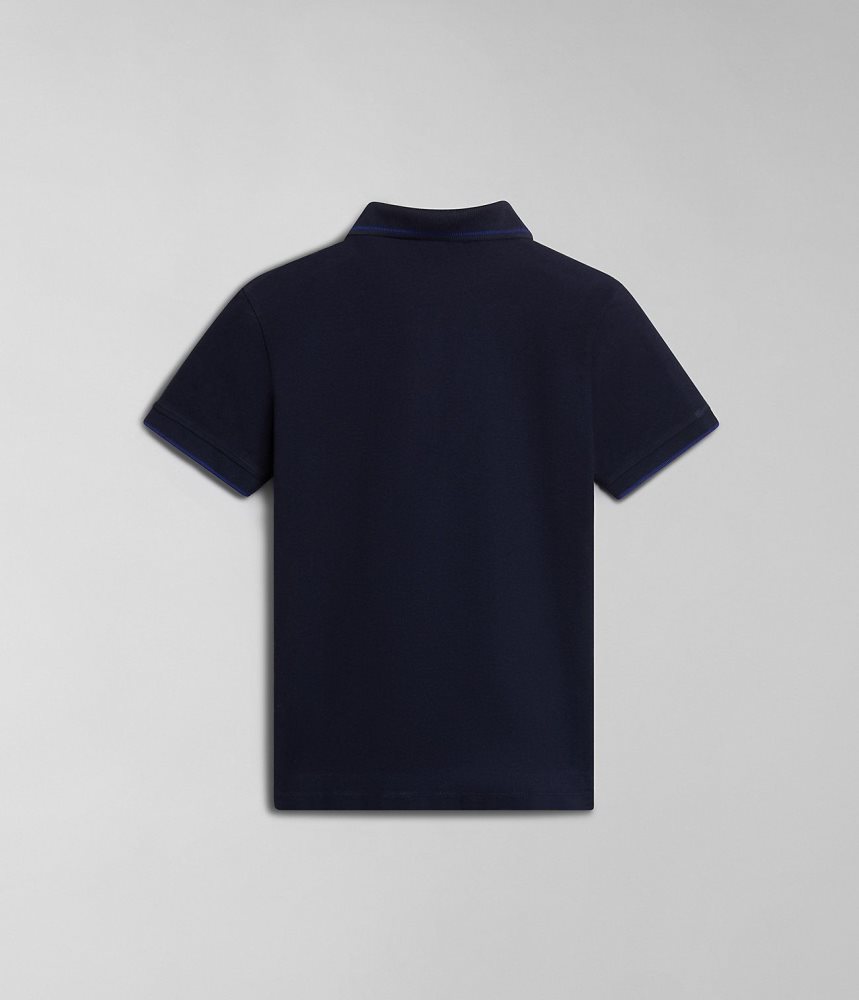 Tricouri Polo Dama Napapijri Nina Short Sleeve Polo Shirt Albastri Inchis | WJY403718